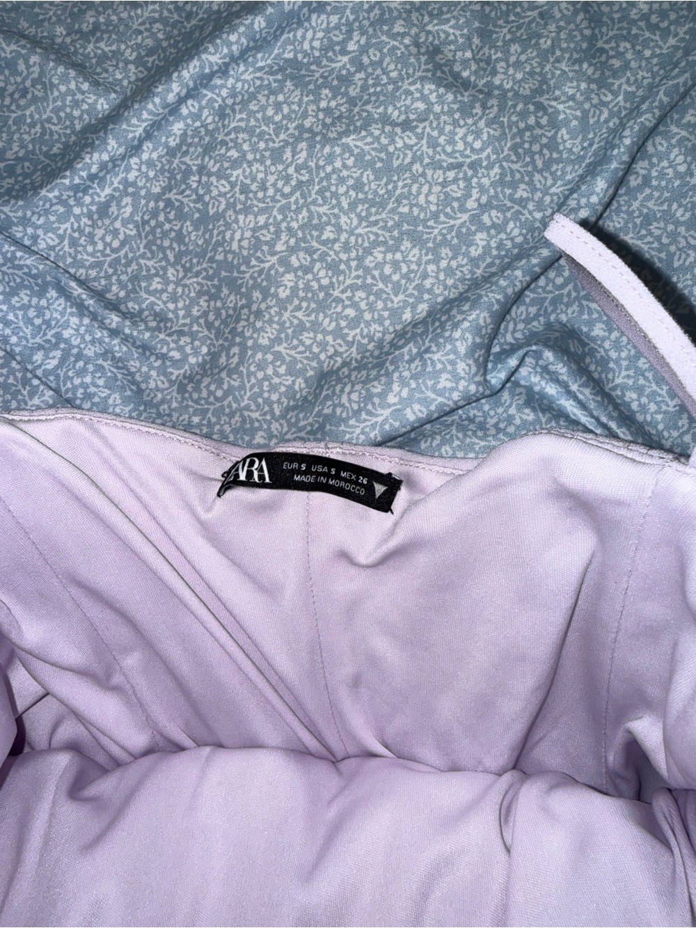 Lilac Bodycon Spaghetti-Strap Dress - Zara - Picture 3 of 3
